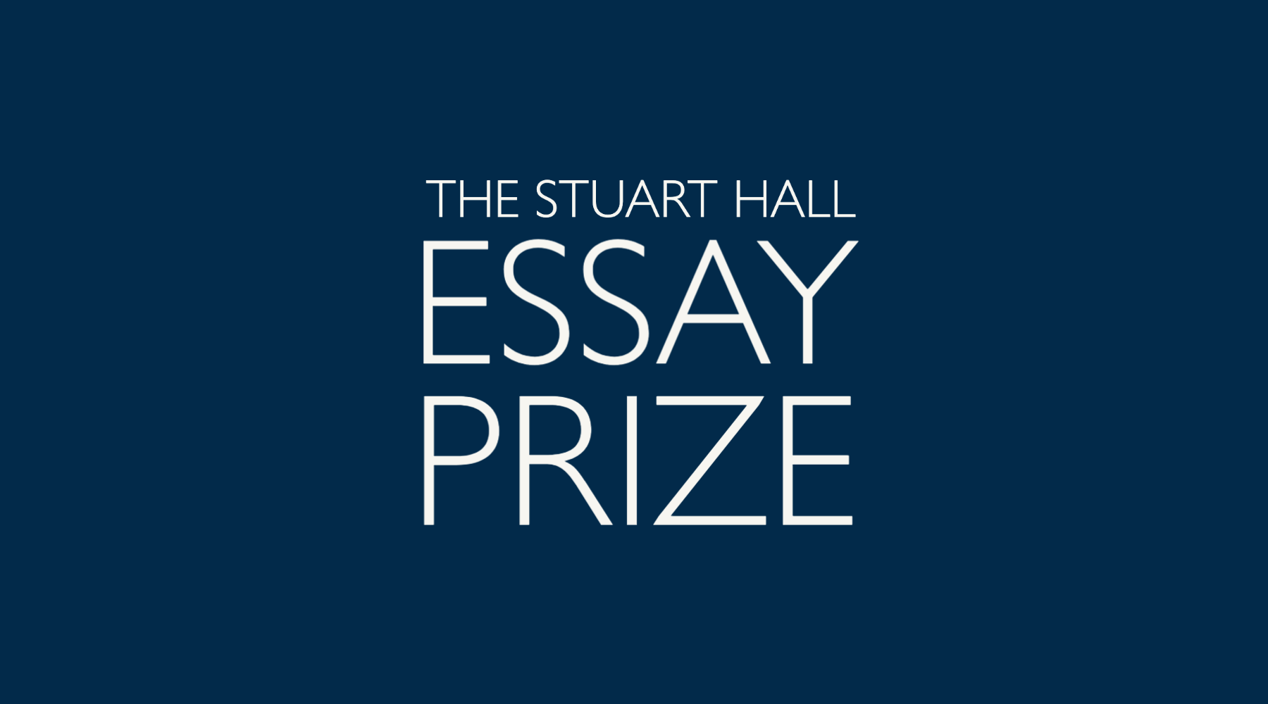 stuart hall essay prize